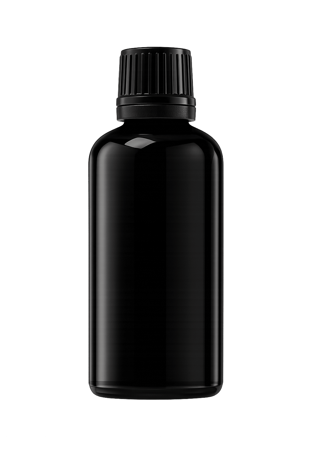 Unlabeled black ceramic coating bottle ready for your private label brand