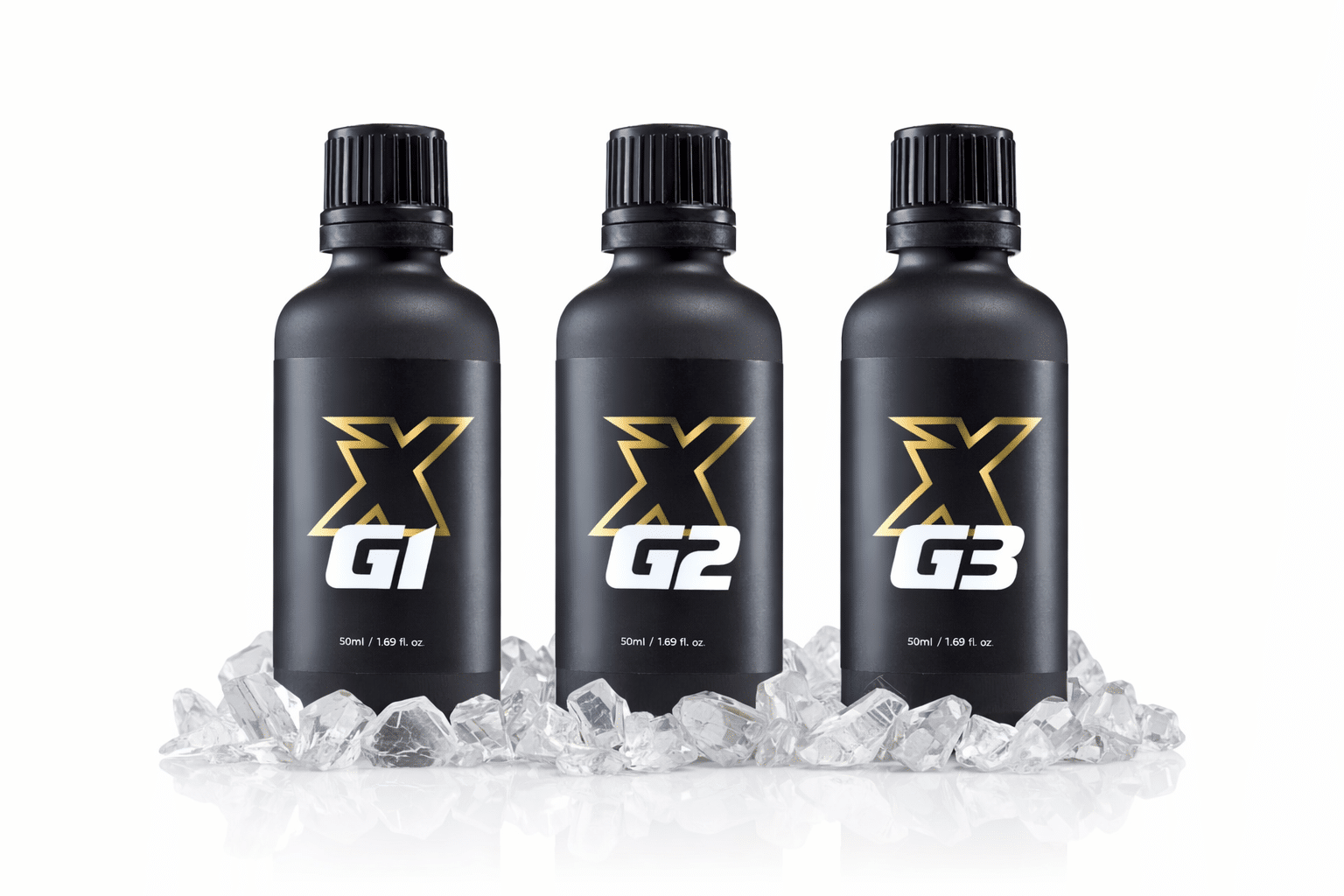G1, G2 and G3 private label ceramic coating bottles