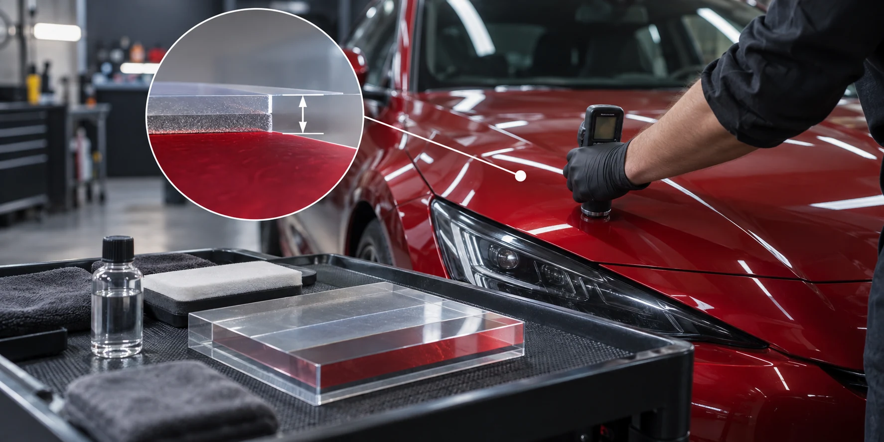 Editorial illustration: What is the thickness of Ceramic Coating?