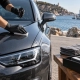 Editorial illustration: Ceramic Coating Care for Cars Near the Sea