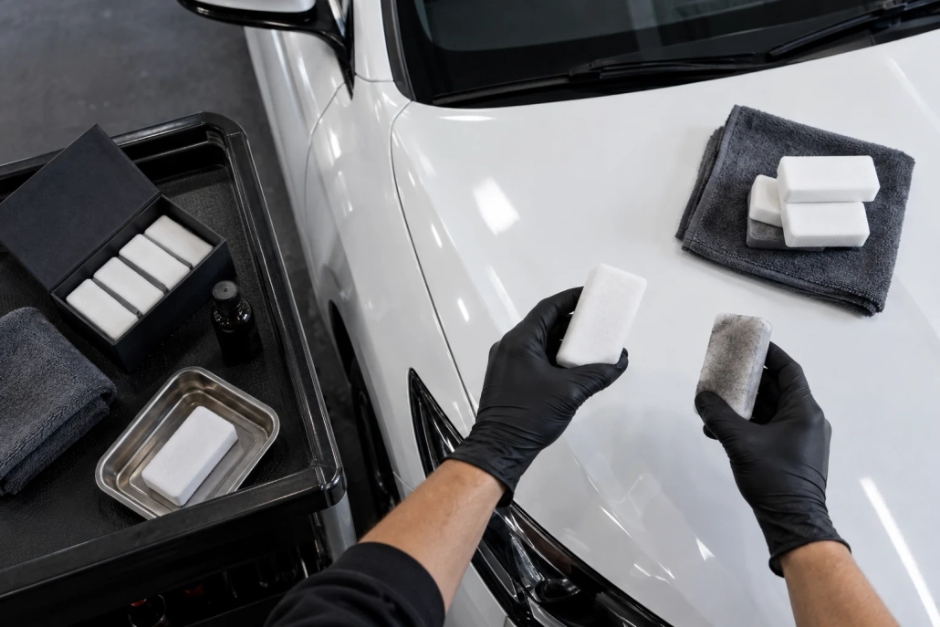 Editorial illustration: Choosing and Replacing a Ceramic Coating Applicator