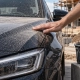 Editorial illustration: Construction Dust on a Coated Car: When to Stop and Ask