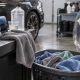 Editorial illustration: Washing Microfiber Towels Used for Coating Maintenance