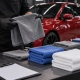 Editorial illustration: Choosing Microfiber Towels for Ceramic Coating